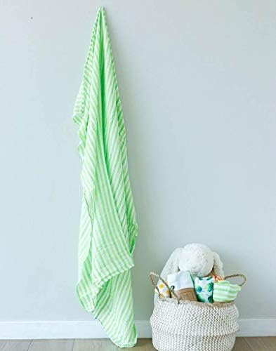 סט שמיכה אורגנית מאושרת של Malabar Baby אורגני | שמיכות מוסלין כותנה מפוארות לבנות ובנים | תינוק מקבל סוודר ליילודים